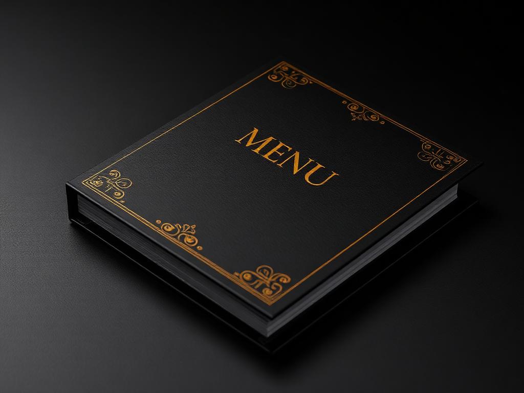 Cardápio Capa Dura produzido para Bistrô Kismera